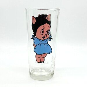 Vintage 1973 Pepsi Collector Series Looney Tunes Petunia Pig Glass